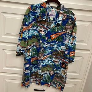 San Francisco Giants Vintage men’s rayon shirt, like new - Reyn Spooner